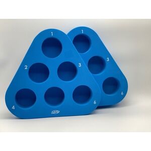 Swimways Blue Foam Floating Drink Holder Set of 2 Pool Pong 81012AGR